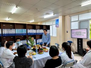 Đoàn chuyên gia TNV Việt Nam đánh giá giám sát tại BV Lê Văn Thịnh